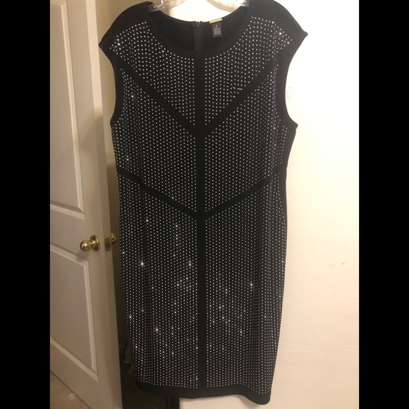 Chico's Dresses & Skirts - Chico’s black and silver lined dress